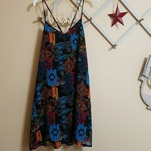 Boho Spaghetti Strap Dress